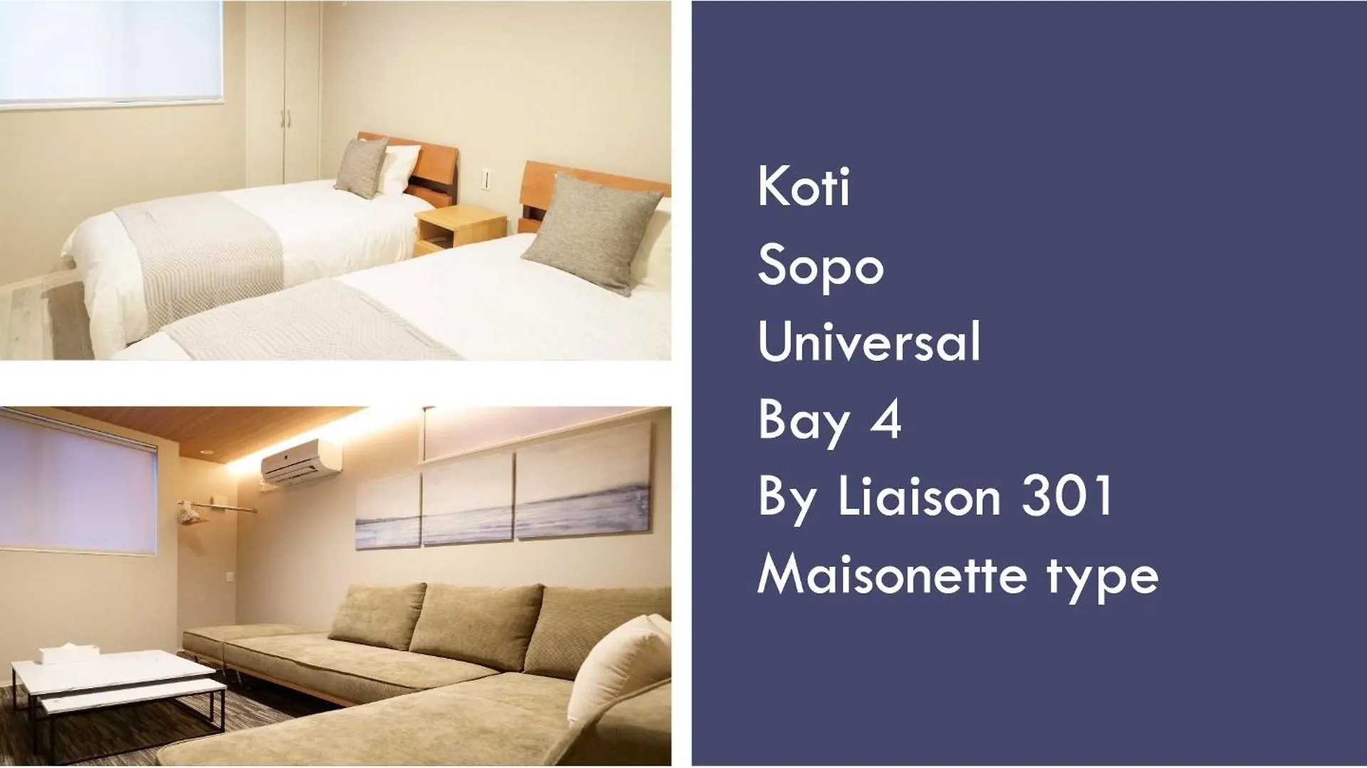 Apartment Koti Sopo Universal Bay 4 By Liaison Osaka